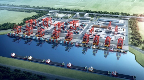 中建筑港 筑港興水，助力山東編織通江達(dá)海內(nèi)河水運(yùn)新篇章